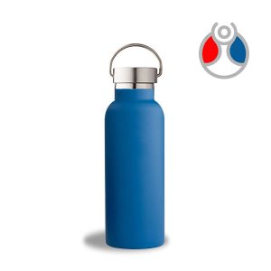 Blue Bottle 500 ml rvs thermosfles met BPA-vrije RVS dop
