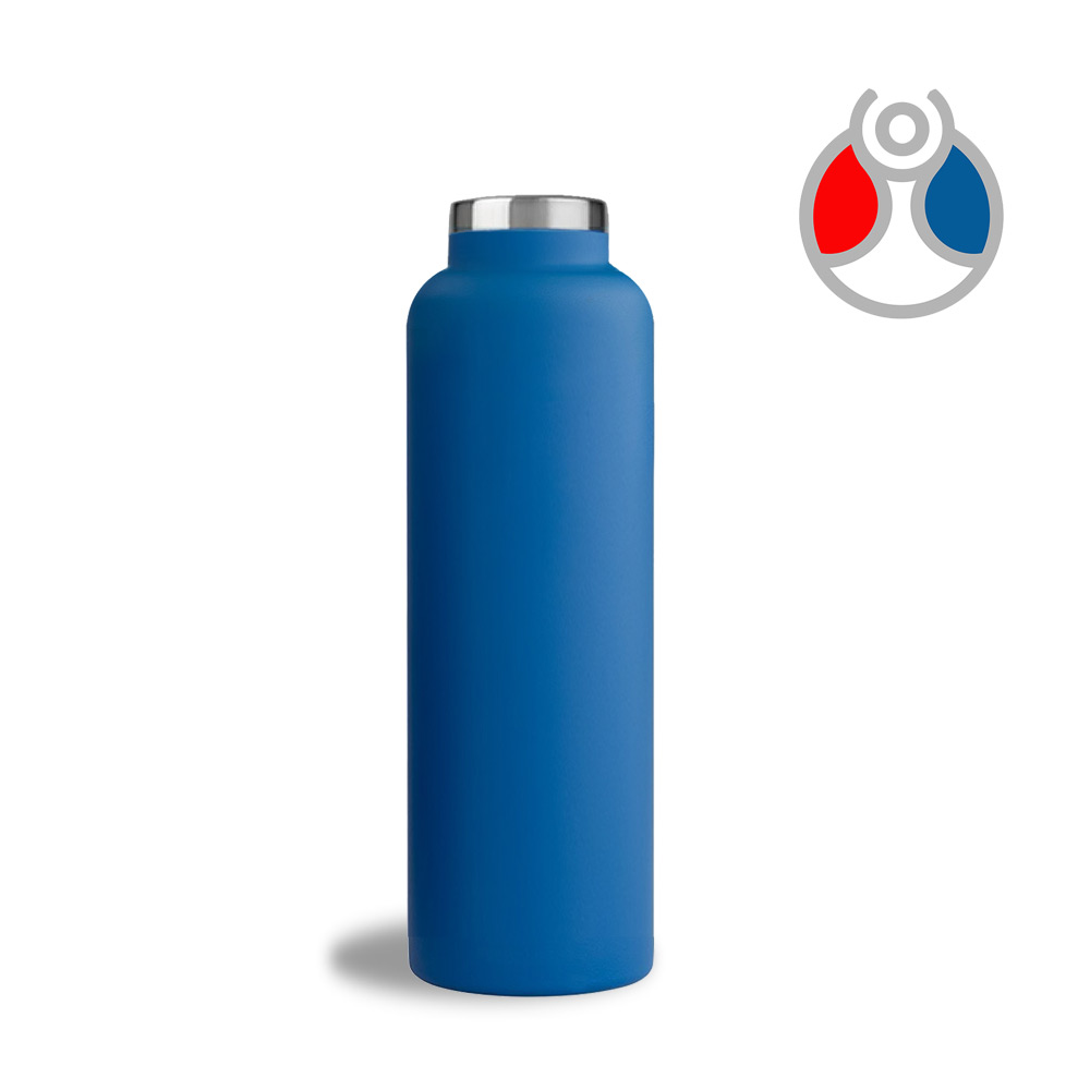 Blue Bottle 750 ml rvs thermosfles